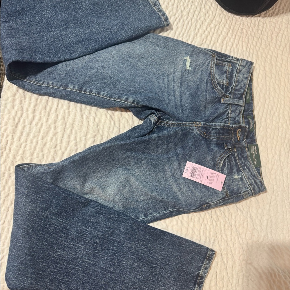 Target Women's Straight Leg Blue Jeans